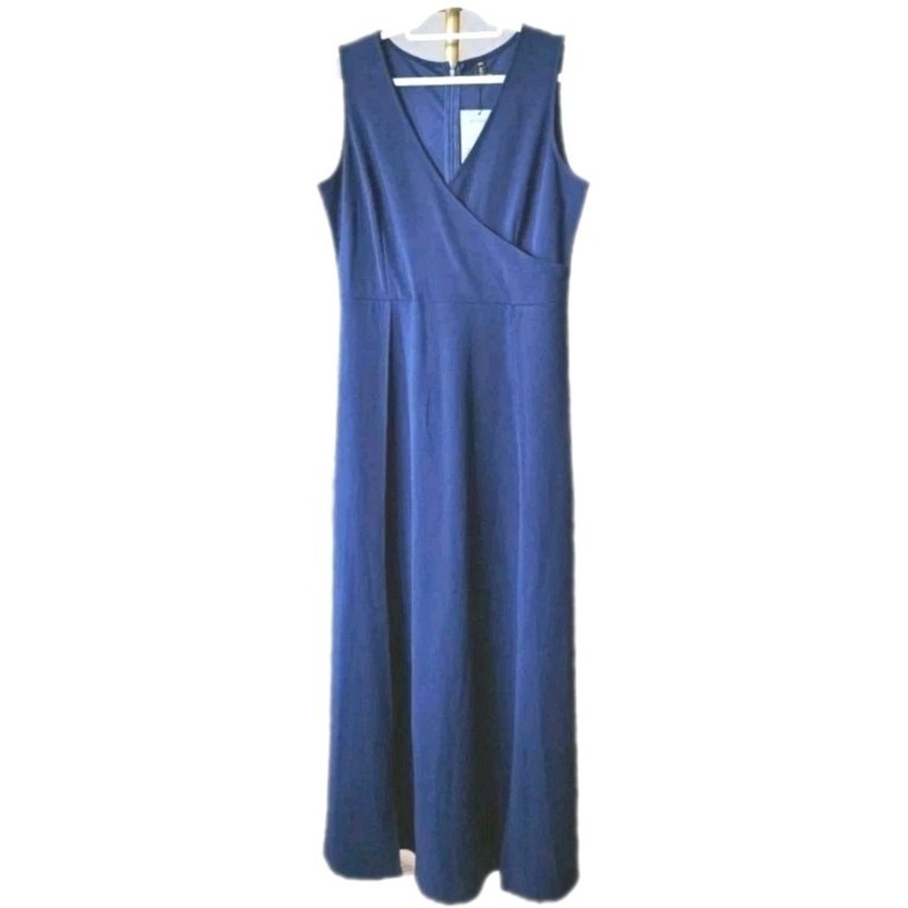 MUSHARE Dress 2XL Womens Split Front Cocktail Party‎ Maxi Formal Long Sexy NWT